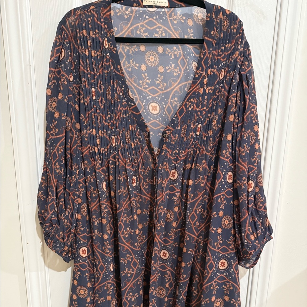 Bohemian Floral Print Dress